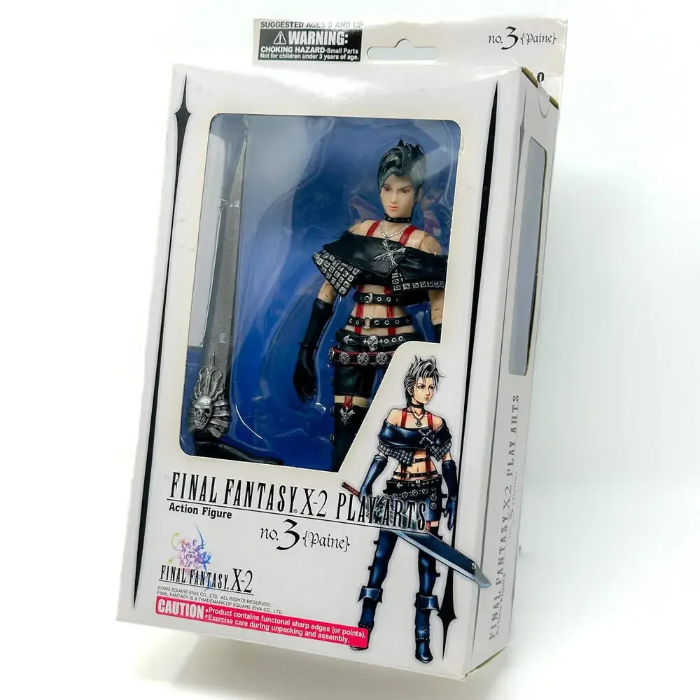 Final Fantasy Paine Play Arts FFX-2 FFX2 Action Figure Square Enix Vintage NIB‎